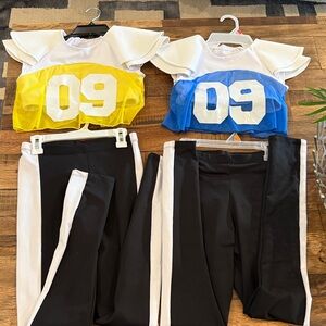 Yellow and Blue Duo Costume Set